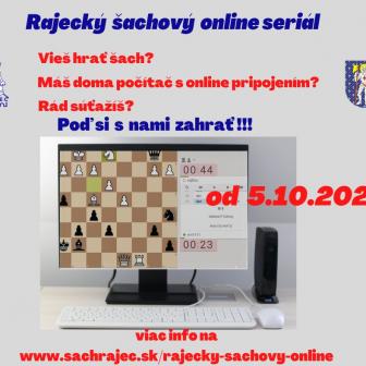 Šachový klub Rajec organizuje online šachový turnaj
